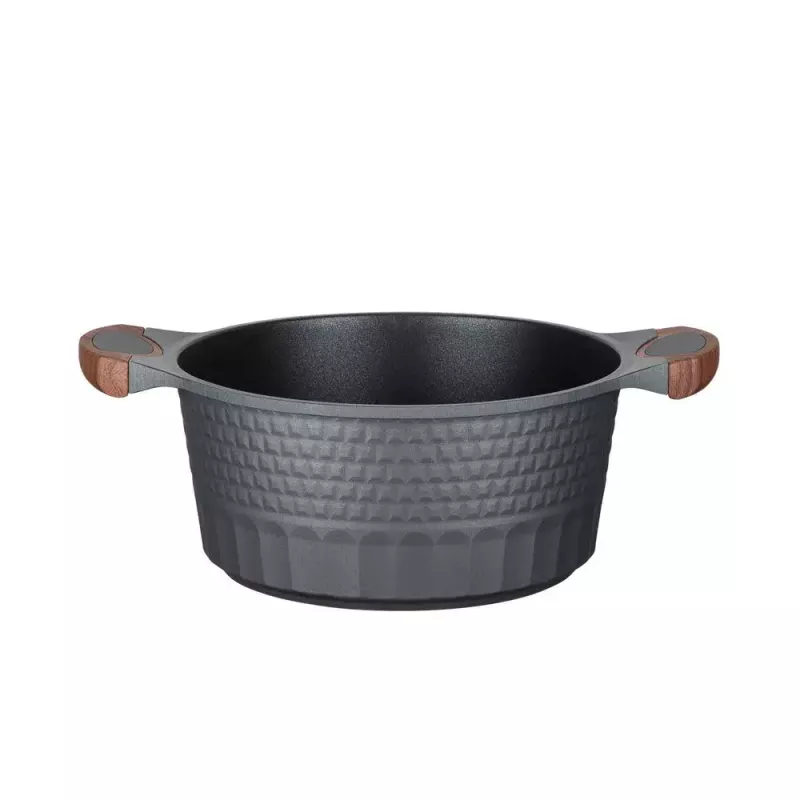 Resto Kitchenware Capella 4,6 L apvalus juodas medinis puodas
