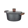 Resto Kitchenware Capella 4,6 L apvalus juodas medinis puodas