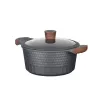 Resto Kitchenware Capella 4,6 L apvalus juodas medinis puodas