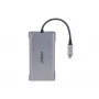 Dahua Technology 9 viename USB 3.1 Type-C į USB 3.0 + HDMI + RJ45 + VGA + SD/TF +PD dokų stotelė
