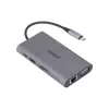 Dahua Technology 9 viename USB 3.1 Type-C į USB 3.0 + HDMI + RJ45 + VGA + SD/TF +PD dokų stotelė