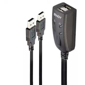 Lindy 2 prievadų USB klaviatūros ir pelės perjungiklis KM