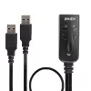 Lindy 2 prievadų USB klaviatūros ir pelės perjungiklis KM