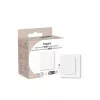Aqara Light Switch H2 EU (2 mygtukai, 1 kanalas) (WS-K07D) - Zigbee ir Thread sieninis jungiklis su rele