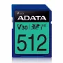 „Flash“ atminties kortelė ADATA 512 GB SDXC UHS-I Class 10 ASDX512GUI3V30S-R