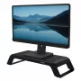 Fellowes Hana LT monitorio stovas su 3 aukščio reguliavimais – ergonomiškas reguliuojamas stovas kompiuterių monitoriams – maksimalus svoris 22,6 kg – juodas
