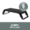 Fellowes Hana LT monitorio stovas su 3 aukščio reguliavimais – ergonomiškas reguliuojamas stovas kompiuterių monitoriams – maksimalus svoris 22,6 kg – juodas