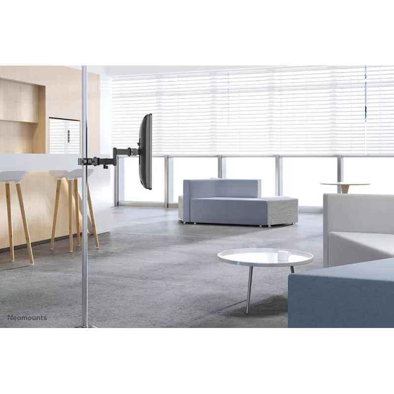 Neomounts FL40-450BL11 TV stovo laikiklis ant stulpo 17-32 col. - skersmuo 28-60 mm - pilnas judesys
