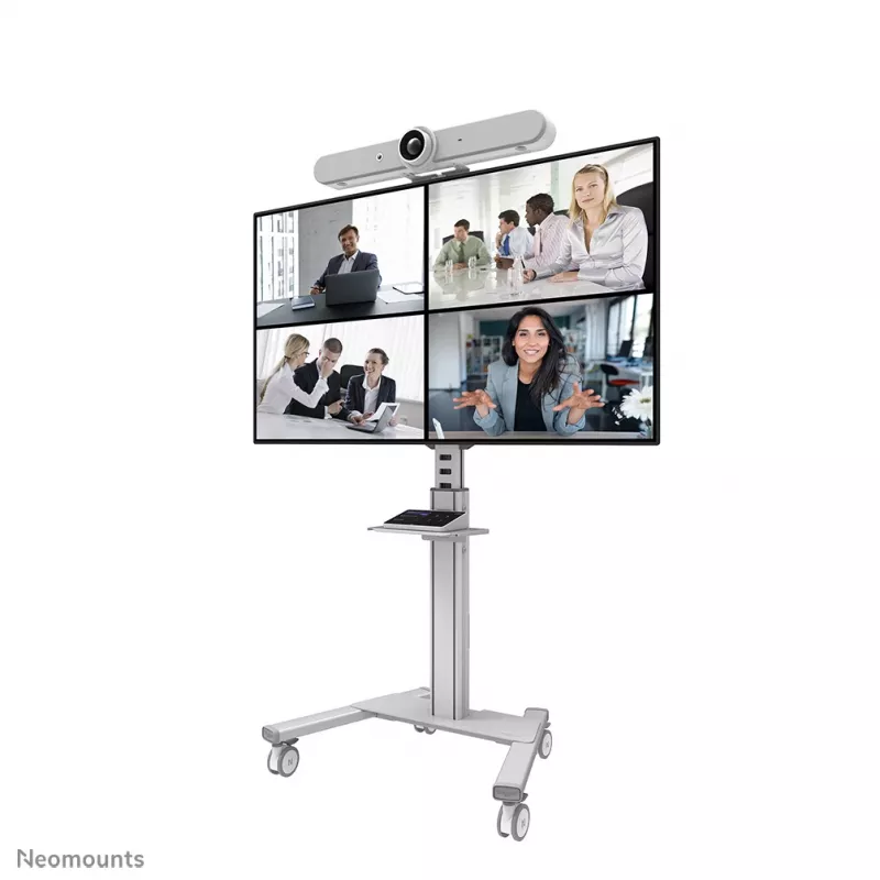Neomounts AFLS-825WH1 vaizdo juostos ir multimedijos lentynų rinkinys – universalus