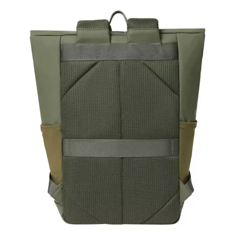 Kelioninė kuprinė Rivacase Eden Olive PU oda Poliesteris rPET 250x160x430mm
