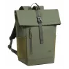 Kelioninė kuprinė Rivacase Eden Olive PU oda Poliesteris rPET 250x160x430mm