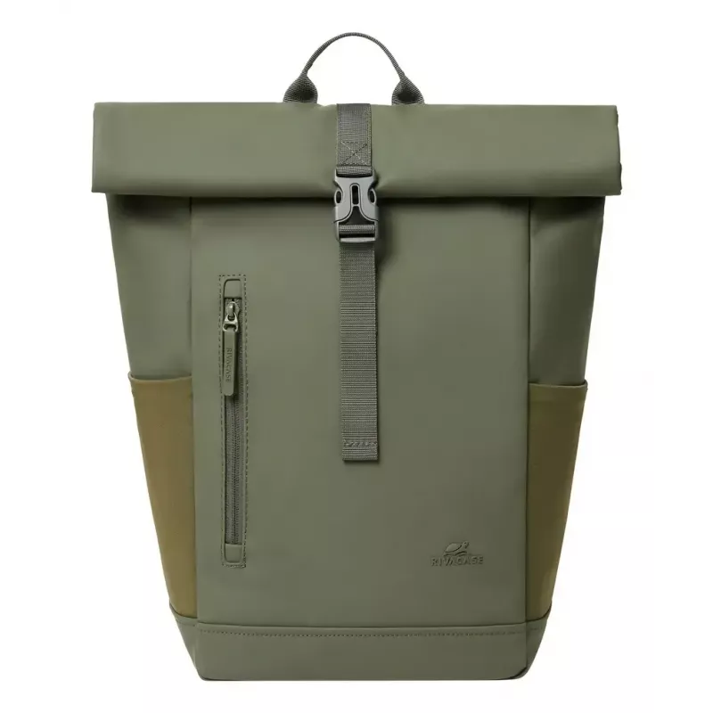 Kelioninė kuprinė Rivacase Eden Olive PU oda Poliesteris rPET 250x160x430mm