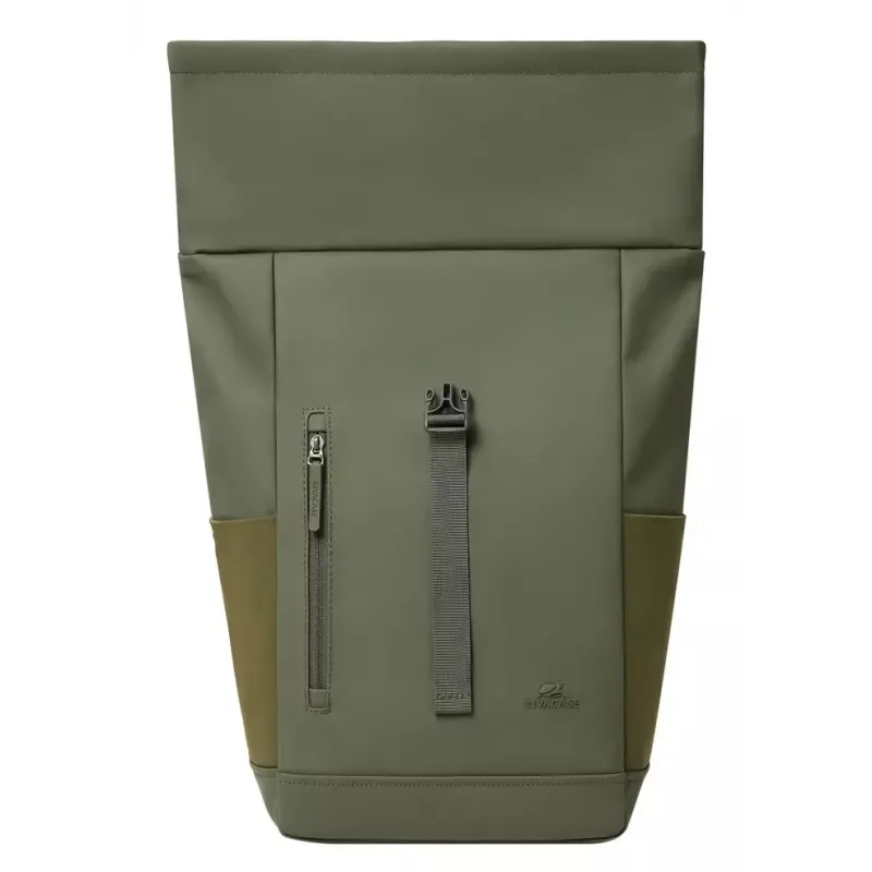 Kelioninė kuprinė Rivacase Eden Olive PU oda Poliesteris rPET 250x160x430mm