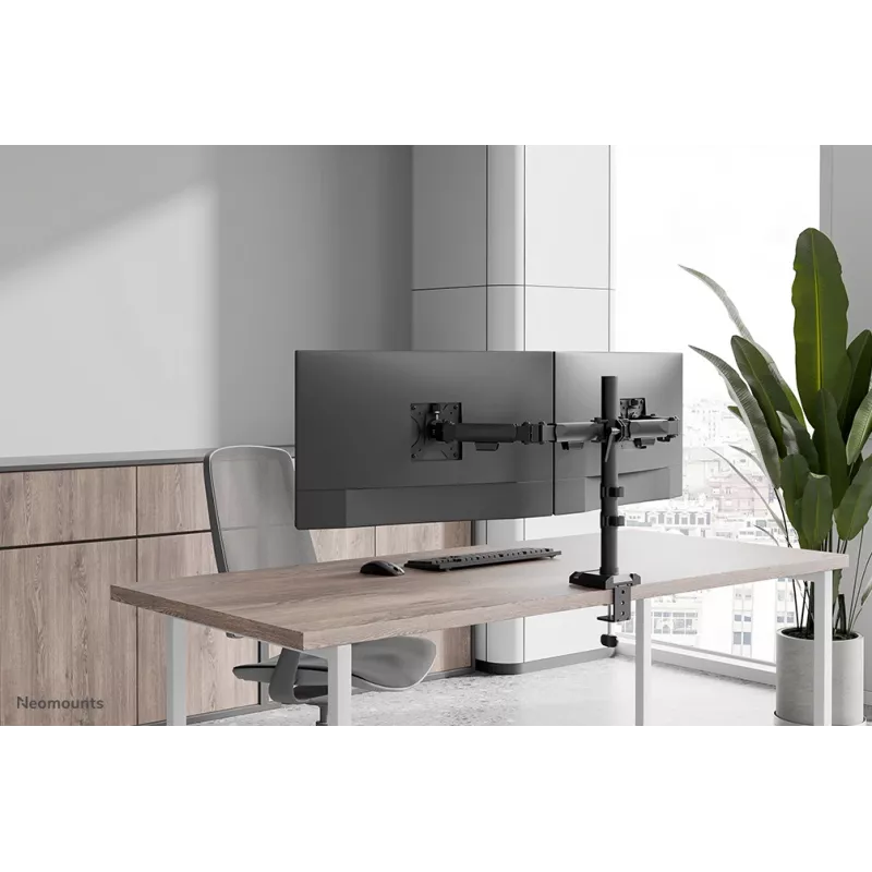 Neomounts DS60-600BL2 monitorinis laikiklis 10-32 colių - Quick-fix - 180° stabdiklis