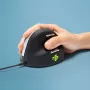 R-Go HE Break ergonominė vertikali pelė su pertraukų programine įranga, vidutinė (rankos dydis 165–185 mm), dešinei rankai, laidinė, juoda