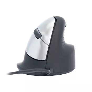 R-Go HE Break ergonominė vertikali pelė su pertraukų programine įranga, vidutinė (rankos dydis 165–185 mm), dešinei rankai, laidinė, juoda