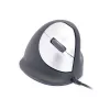 R-Go HE Break ergonominė vertikali pelė su pertraukų programine įranga, vidutinė (rankos dydis 165–185 mm), dešinei rankai, laidinė, juoda