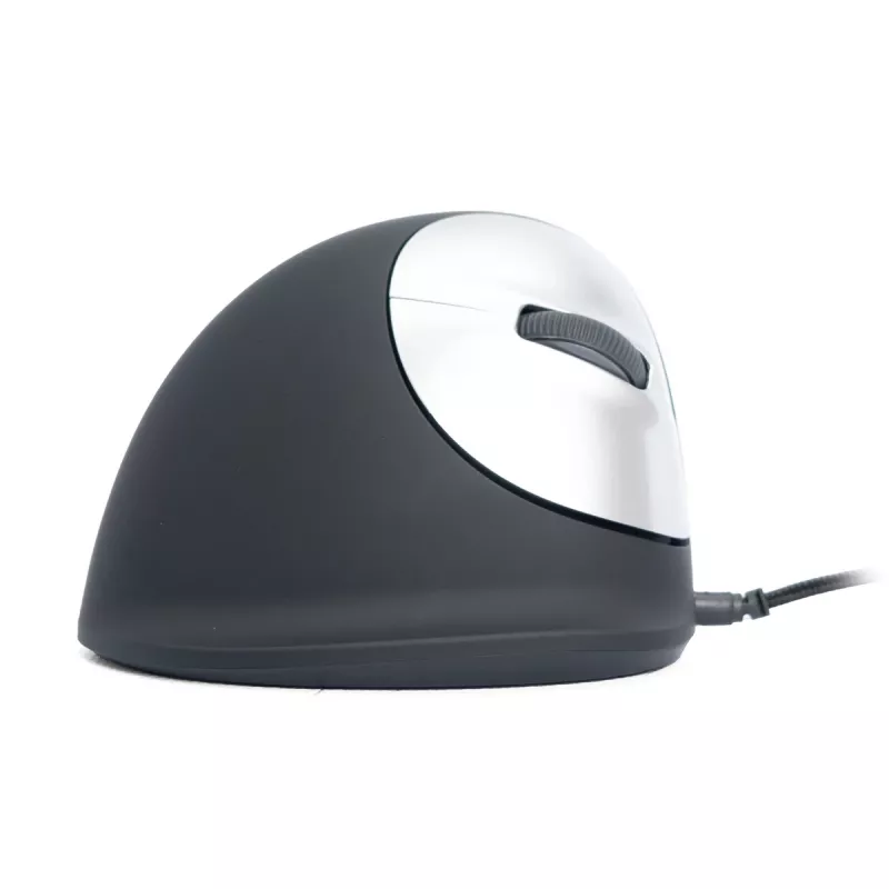 R-Go HE Break ergonominė vertikali pelė su pertraukų programine įranga, vidutinė (rankos dydis 165–185 mm), dešinei rankai, laidinė, juoda