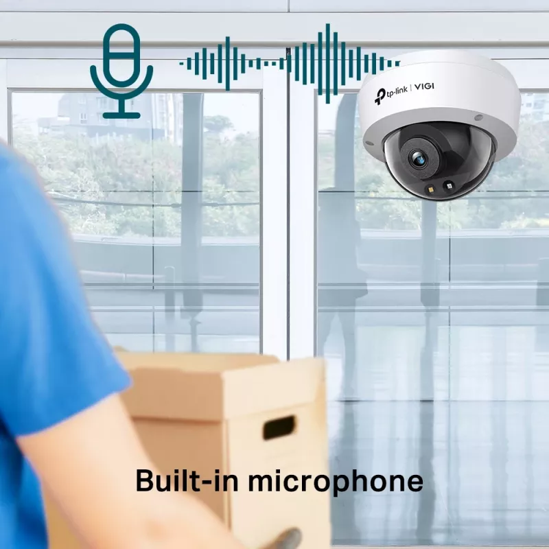 TP-Link VIGI C230 kupolinė IP kamera, vidaus ir lauko, 2304 x 1296, lubiniam montavimui
