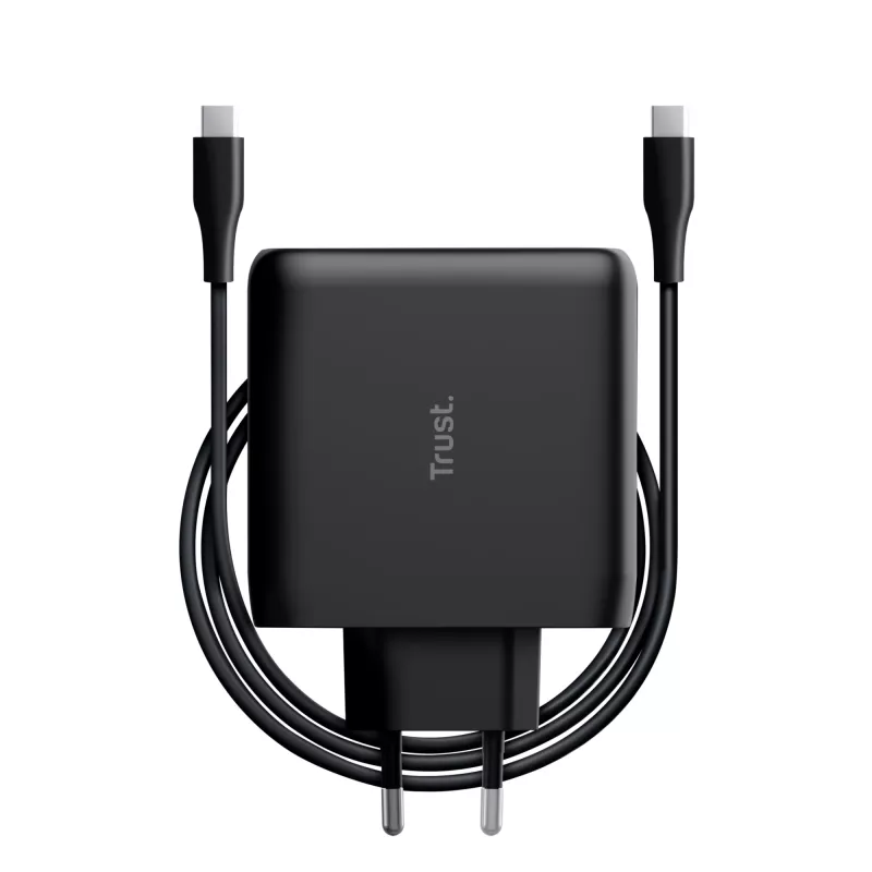 Trust Maxo 100W Universal Black AC įkroviklis su USB-C laidu