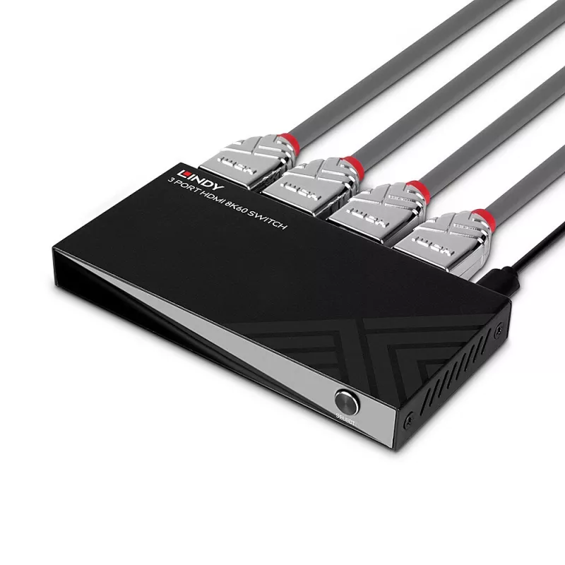 Lindy 38369 HDMI 8K60 perjungiklis, 3 prievadų