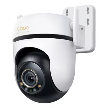 TP-Link lauko PTZ apsaugos „Wi-Fi“ kamera 3K 5MP (2880x1620), 2,4 GHz, 2 išorinės antenos, 1 Ethernet prievadas, horizontalus 360°