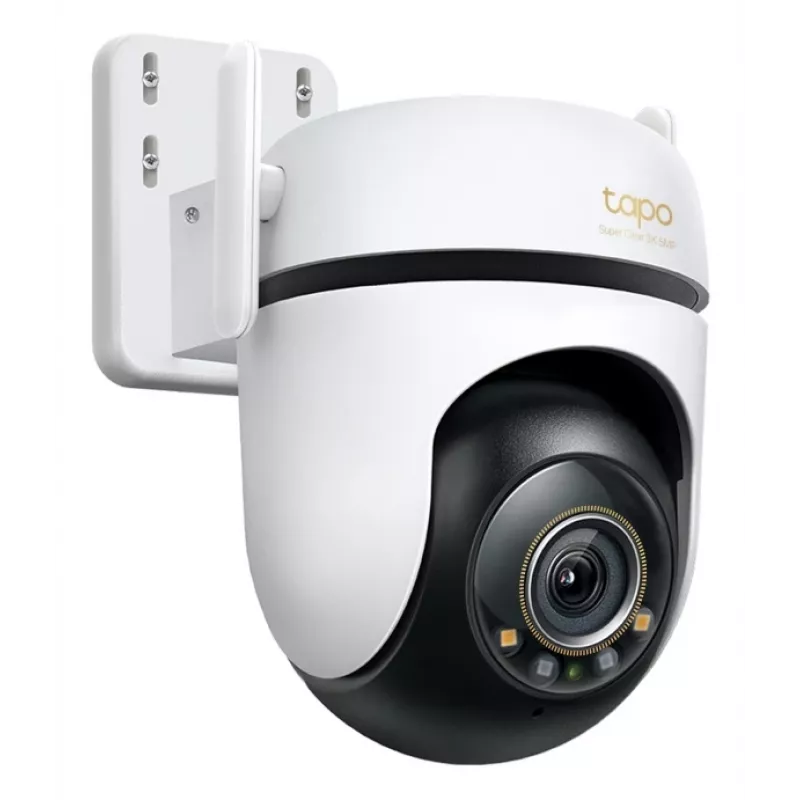 TP-Link lauko PTZ apsaugos „Wi-Fi“ kamera 3K 5MP (2880x1620), 2,4 GHz, 2 išorinės antenos, 1 Ethernet prievadas, horizontalus 360°