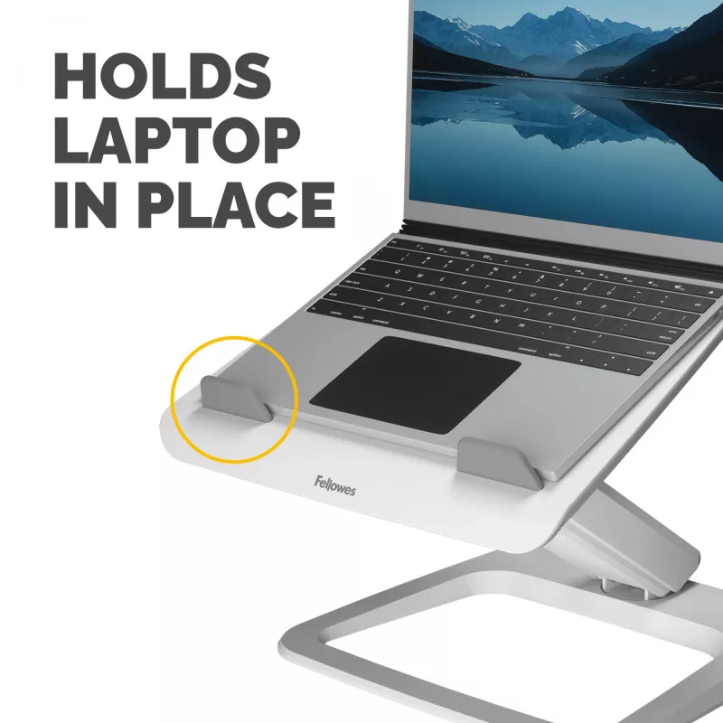 Fellowes Hana LT reguliuojamas stovas nešiojamam kompiuteriui 19 colių, 4,5 kg, baltas