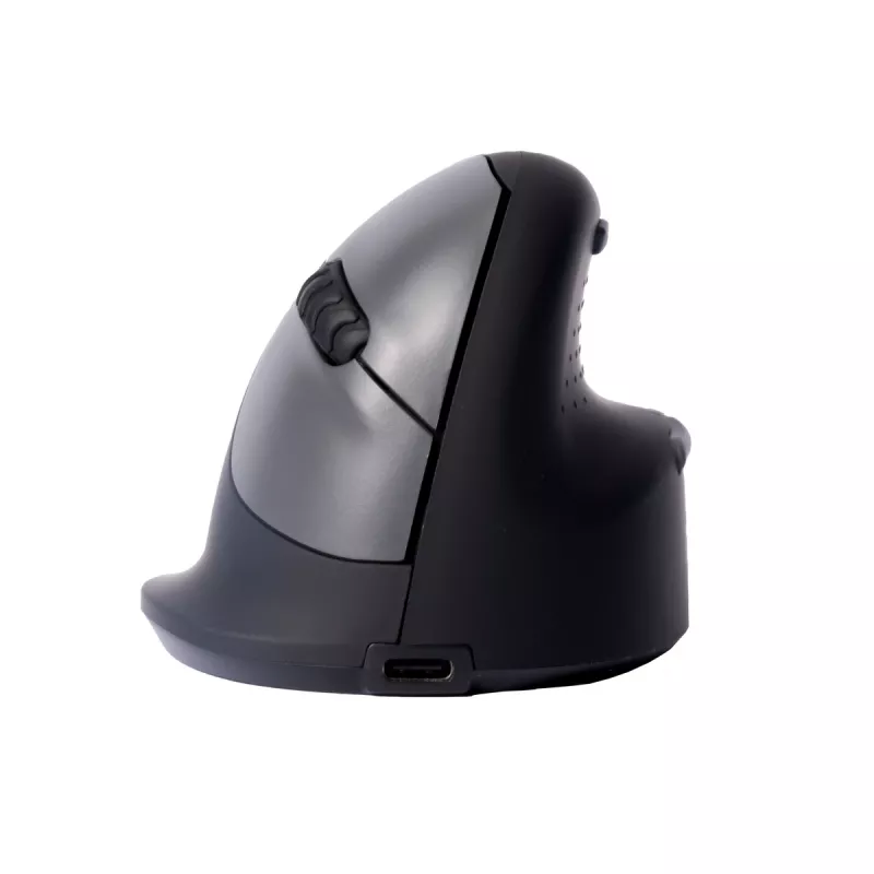 R-Go HE Break ergonominė vertikali pelė su pertraukų programine įranga, vidutinė (rankos dydis 165-185 mm), dešinei rankai, Bluetooth, juoda