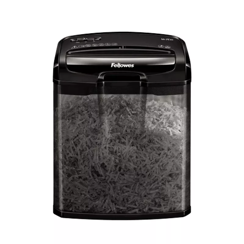 Popieriaus smulkintuvas Fellowes M-7Cm, dalelių pjovimas, juodas