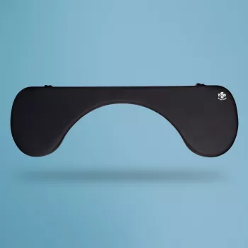 R-Go Tools R-Go porankis, ergonomiškas, simetriškas, su išpjova pilvui, minkštas putplastis, juodas