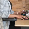 R-Go Tools R-Go porankis, ergonomiškas, simetriškas, su išpjova pilvui, minkštas putplastis, juodas