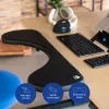 R-Go Tools R-Go porankis, ergonomiškas, simetriškas, su išpjova pilvui, minkštas putplastis, juodas