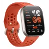 Išmanusis laikrodis Amazfit Bip 6 — 1,97 col. AMOLED, 390×450, GPS, 64 MB RAM, 512 GB flash, 340 mAh, 27,9 g, raudonas silikoninis dirželis