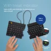 Ergonominė klaviatūra R-Go Split Break v2 su pertraukų programine įranga, išskirstyta ergonominė klaviatūra, QWERTY (JK), laidinė, juoda