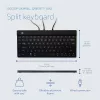Ergonominė klaviatūra R-Go Split Break v2 su pertraukų programine įranga, išskirstyta ergonominė klaviatūra, QWERTY (JK), laidinė, juoda