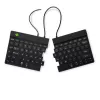 Ergonominė klaviatūra R-Go Tools Split Break v2 su pertraukų programine įranga, išskirta ergonominė klaviatūra, QWERTY (US), laidas, juoda