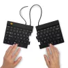 Ergonominė klaviatūra R-Go Tools Split Break v2 su pertraukų programine įranga, išskirta ergonominė klaviatūra, QWERTY (US), laidas, juoda