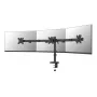 Monitoriaus laikiklis trims ekranams Neomounts DS60-600BL3 spaustuvas/angai 10-27 colių