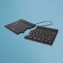 Ergonominė klaviatūra R-Go Tools Split Break su pertraukų programine įranga, išskirta klaviatūra, QWERTY (US), Bluetooth, juoda