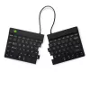 Ergonominė klaviatūra R-Go Tools Split Break su pertraukų programine įranga, išskirta klaviatūra, QWERTY (US), Bluetooth, juoda