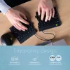 Ergonominė klaviatūra R-Go Tools Split Break su pertraukų programine įranga, išskirta klaviatūra, QWERTY (US), Bluetooth, juoda