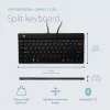 Ergonominė klaviatūra R-Go Tools Split Break su pertraukų programine įranga, išskirta klaviatūra, QWERTY (US), Bluetooth, juoda