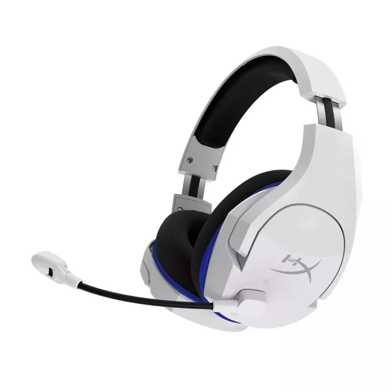 HyperX Cloud Stinger Core – belaidės žaidimų ausinės (balta-mėlyna) – PS5/PS4