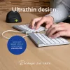 R-Go Tools ergonominė klaviatūra R-Go Split Break su pertraukų programine įranga, ergonominė išskleidžiama klaviatūra, QWERTY (US), Bluetooth, balta