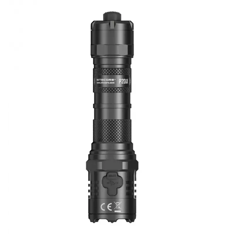 Taktinis prožektorius Nitecore P20iX juodas 4000 lm įkraunamas per USB