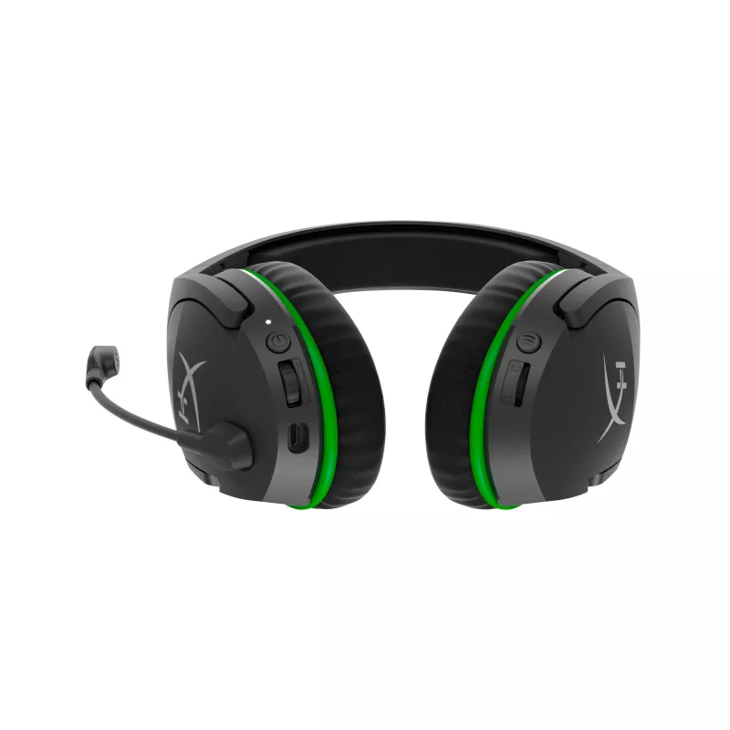 HyperX CloudX Stinger Core – belaidės ausinės žaidimams (juodos-žalios) – Xbox