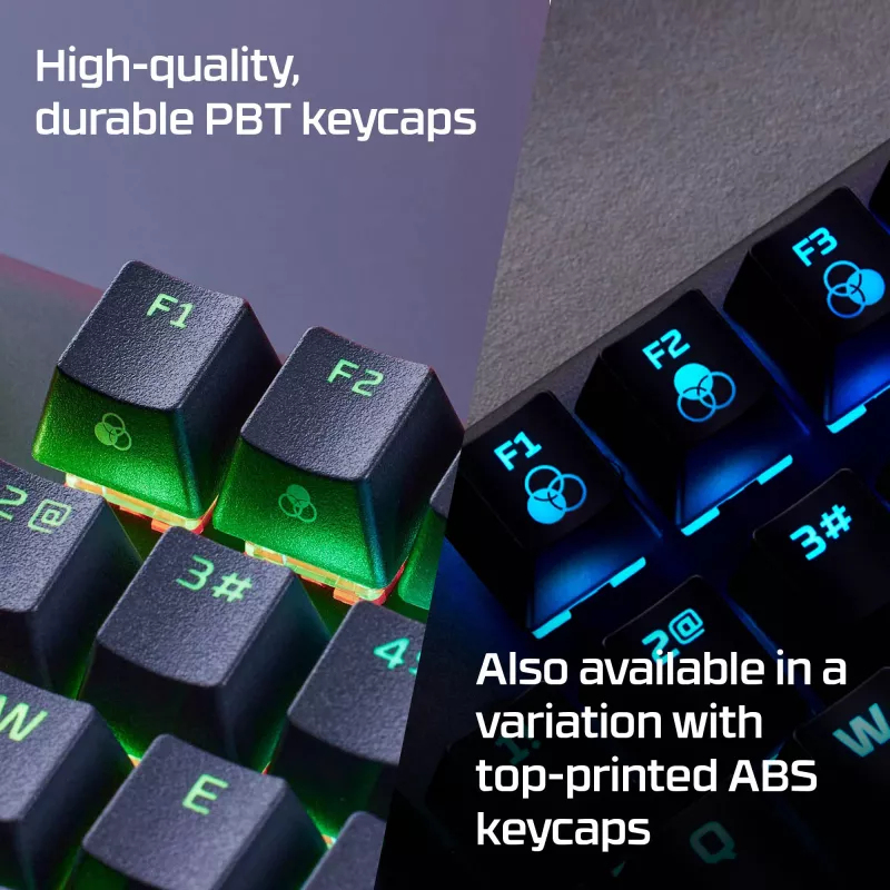 HyperX Alloy Origins Core – Mechaninė žaidimų klaviatūra, HX Blue (JAV išdėstymas)