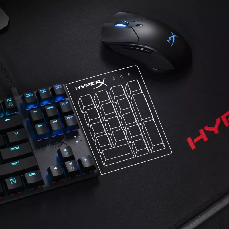 HyperX Alloy Origins Core – Mechaninė žaidimų klaviatūra, HX Blue (JAV išdėstymas)