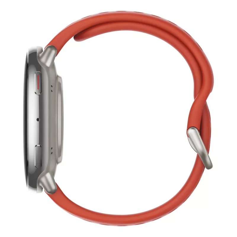 Amazfit Active 2 Premium 44 mm išmanusis laikrodis, juodas odinis dirželis (W2433EU1N)